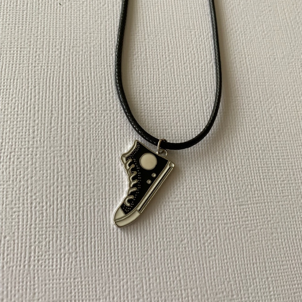 Boys High Tops Cord Necklace